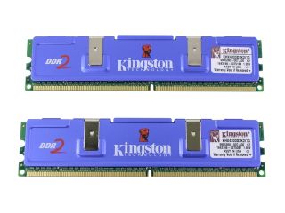 HyperX 1GB (2 x 512MB) 240 Pin DDR2 SDRAM DDR2 533 (PC2 4300) Dual Channel Kit Desktop Memory Model KHX4300D2K2/1G