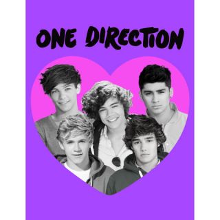 One Direction 46" x 60" Silk Touch Throw