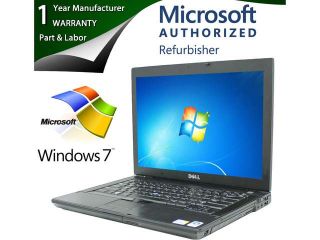 Refurbished: DELL Laptop Latitude E6400 Intel Core 2 Duo P8600 (2.40 GHz) 4 GB Memory 160 GB HDD 14.1" Windows 7 Home Premium 64 Bit