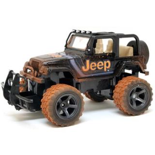 New Bright 1:15 Radio Control Full Function Mud Slinger Jeep, Black