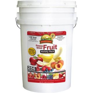 Augason Farms Emergency Food Storage Freeze Dried Fruit Variety Pail, 4.125 lbs