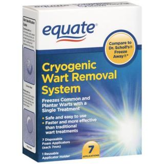Equate Wart Removal Foam Applicators With Reusable Applicator Holder, 7ct
