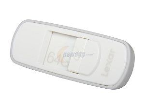 Lexar JumpDrive S70 64GB USB 2.0 Flash Drive (White) Model LJDS70 64GASBNA