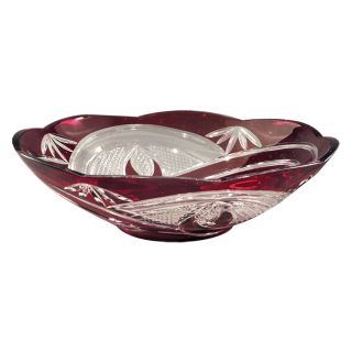 Dale Tiffany 3.75H in. Red Artisan Bowl   Bowls & Trays
