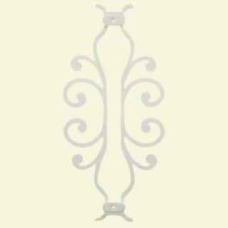 Pegatha American Heritage 15 in. x 7 5/8 in. Aluminum White Baluster Centerpiece 50070007