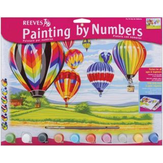 Paint By Number Kit 12"X15 1/2" Hot Air Balloons