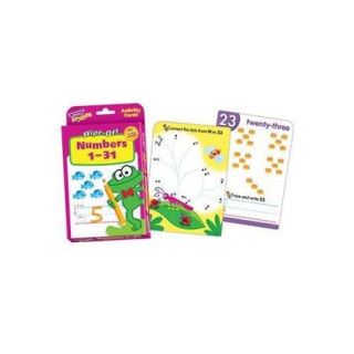 NUMBERS 1 31 WIPE OFF ACTIVITY SCBT 28102 10 (pack of 10)