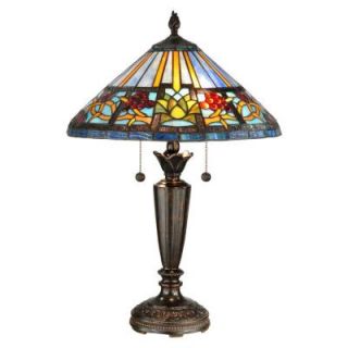 Dale Tiffany 24.25 in. Barranca Fieldstone Table Lamp TT12369