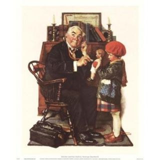 Doctor and the Doll Poster Print by Norman Rockwell (12 x 15)