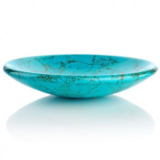 Jay King Turquoise Color Sculpted Composite Bowl   7222441