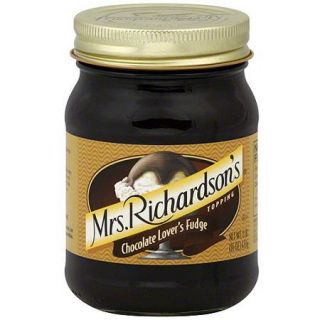 Mrs. Richardson's Chocolate Lover's Fudge Topping, 16 oz (Pack of 6)