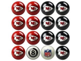 Imperial IM 50 1106 Kansas City Chiefs Home and Away Complete Billiard Ball Set