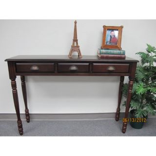 Art Collection Mahogany Console Table