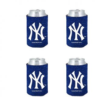 MLB Glitter Can Koosie with Team Logo 4pk   New York Yankees   7115151
