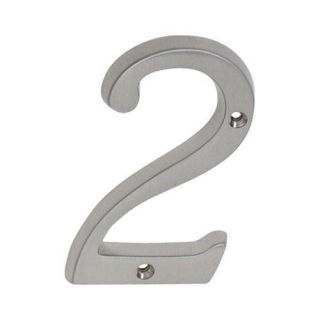 Ives 02 3026 Address Numbers Home Accents 2 ;Satin Nickel