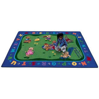 Joy Carpets Teddy Bear Playground Kids Area Rug   Daycare Rugs