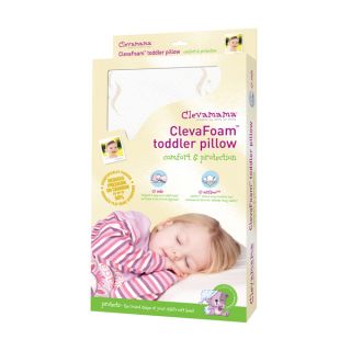 Clevamama Foam Toddler Pillow and Replacement Pillow Cover   16349032