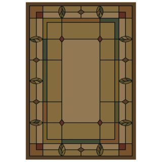 Shaw Living Rectangular Indoor Woven Area Rug (Common: 5 x 7; Actual: 63 in W x 91 in L)