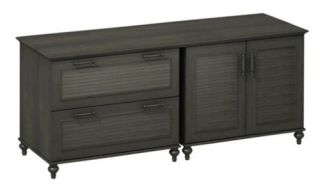 kathy ireland Office by Bush Furniture Volcano Dusk Kona Coast Storage Credenza   File Cabinets