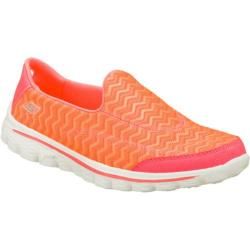 Womens Skechers GOwalk 2 Chevron Pink/Orange  ™ Shopping
