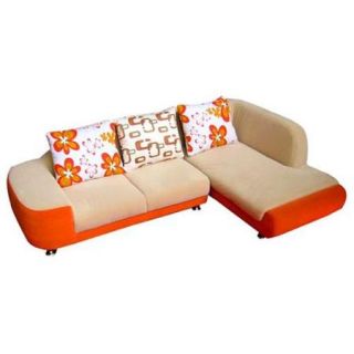 A+ Childsupply Orange Blossom Corner Sofa Set   2 Piece