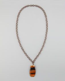 NEST Jewelry Tigers Eye Pendant Necklace