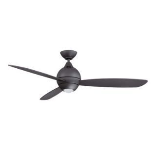 52 Sphere 3 Blade Ceiling Fan with Wall Remote by Kendal Lighting