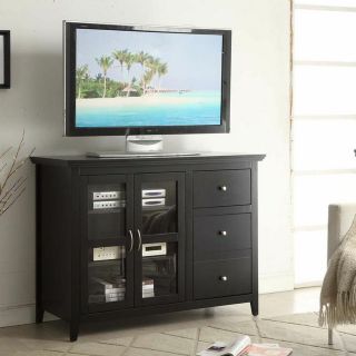Convenience Concepts Sierra Highboy TV Stand   Black   TV Stands