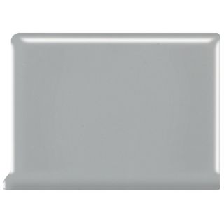 American Olean Bright Light Smoke Ceramic Cove Base Tile (Common: 6 in x 6 in; Actual: 6 in x 6 in)