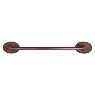 The Copper Factory Artisan Antique Copper Single Towel Bar (Common: 18 in; Actual: 21.25 in)