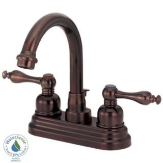 Danze Sheridan 4 in. Centerset 2 Handle Bathroom Faucet in Oil Rubbed Bronze D301255RB