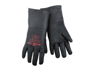 Tillman 44 ONYX 100% Top Grain Black Kidskin TIG Welding Gloves, Medium