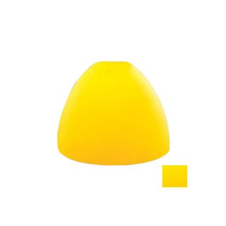 Nora Lighting 4 1/4 in x 4 3/4 in Yellow Bell Lamp Shade