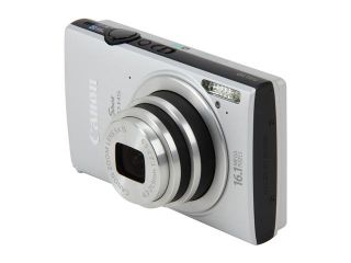 Canon PowerShot ELPH 320 HS Silver 16.1 MP 5X Optical Zoom 24mm Wide Angle Digital Camera HDTV Output