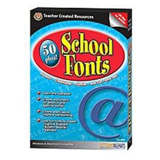 50 Plus School Fonts Book by Teacher Created Resources