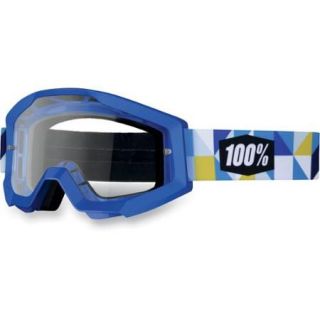 100% Strata 2013 MX/Offroad Clear Lens Goggles Frisbee