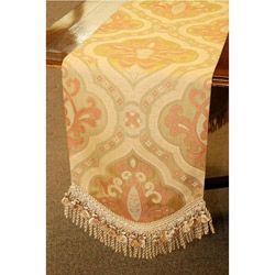 Corona Decor Woven Italian Tapestry 80 inch Table Runner   13716937