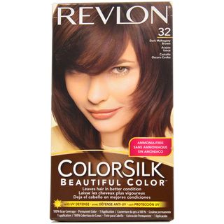 Revlon ColorSilk Beautiful Color #32 Dark Mahogany Brown Hair Color (1