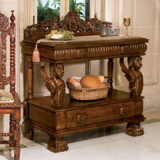 The Lord Raffles Winged Lion Buffet by Design Toscano