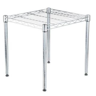 Whitmor Supreme Shelving Collection 15 in. x 15 in. Supreme Stacking Shelf in Chrome 6054 584