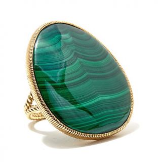 Rarities: Fine Jewelry with Carol Brodie Bold Freeform Gemstone Vermeil Ring   7975311