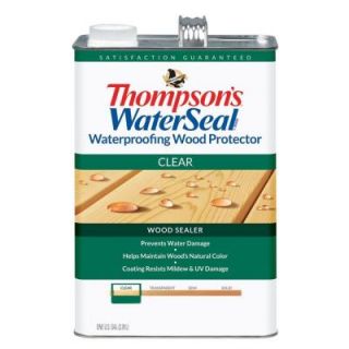 Thompson's WaterSeal 1 gal. Clear Waterproofing Wood Protector TH.041801 16