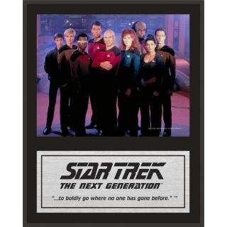 Star Trek: The Next Generation Sublimated Memorabilia Plaque