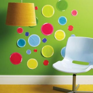 Wallies   3D Dots Peel and Stock Vinyl Wall Art