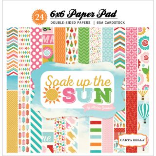 Carta Bella Paper Pad 6inX6in 24/PkgSoak Up The Sun