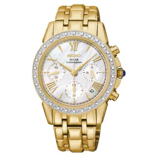 Seiko Womens SSC890 Le Grand Sport Goldtone Stainless Steel