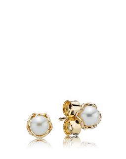 PANDORA Earrings   Cultured Elegance Pearl