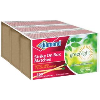 Diamond Greenlight Strike On Box Matches (300 Count) 4878902234