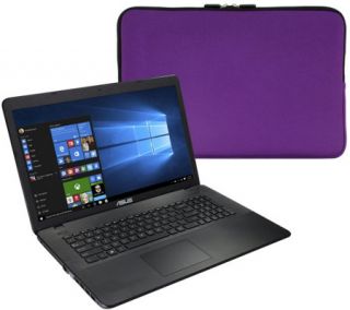 ASUS 17 Touch Laptop Win10 8GB RAM 1TB HDD w/ Color Case & 2 YR Warranty   E229118 —