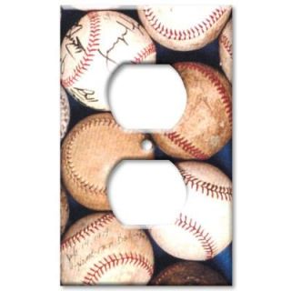 Art Plates Baseballs   Outlet Cover O 111
